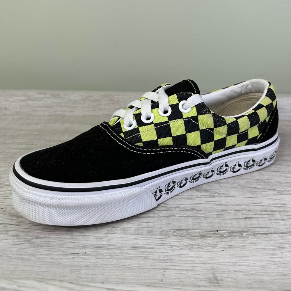 Vans Era BMX black and sharp green skate shoes women’s size 6 - Picture 4 of 9